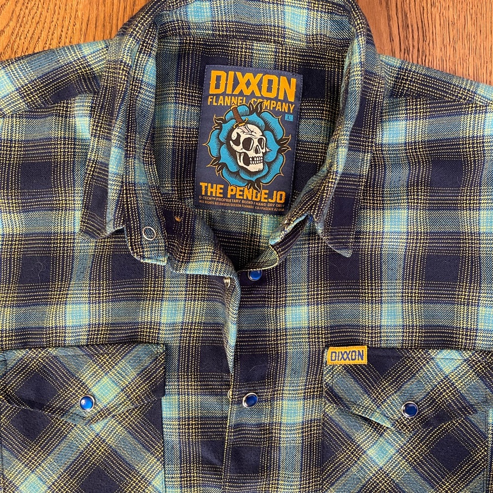 Dixxon Flannel Company L Men's The Pendejo Flannel Pearl Snap Button Up